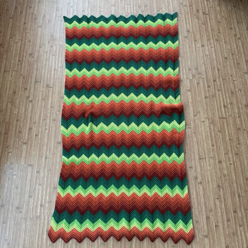 Afghan crochet blanket - afghan,