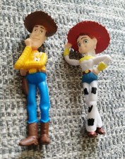 JESSIE and WOODY Disney Toy Story Figurine 3" loose - cake topper 