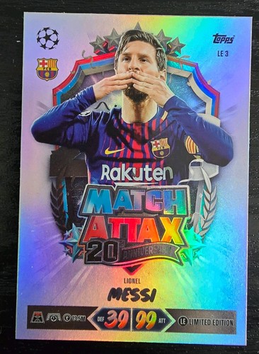 New topps match attax messi - new,