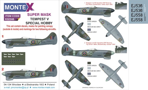Montex mxk32346 hawker - montex, 1:32
