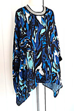 Julien Macdonald (QVC) Lagenlook Batwing Sleeve Lined Slinky Top UK size 14