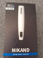 Nikand 3D Draw Your Dream Printing Pen With Filaments UNTESTED In Box  (2765W)