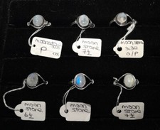 925 SILVER MOONSTONE RINGS