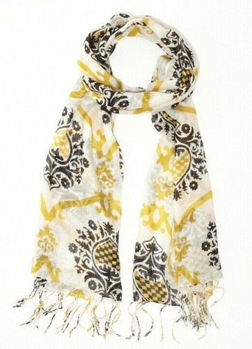 Modal wool blend yellow black - modal/wool, yellow/black