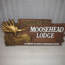 Moosehead Beer Sign 3D Welcome