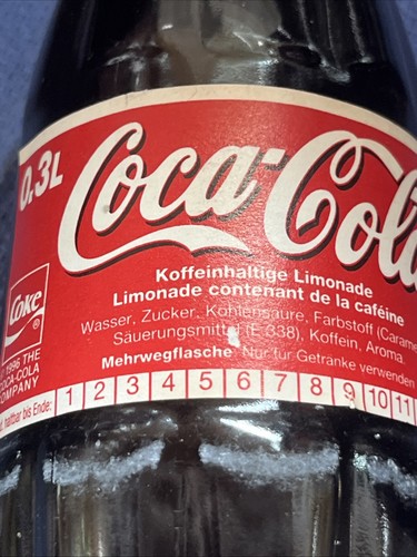 German coca cola bottle thick - german,