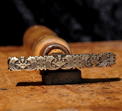 Brass bookbinder hand - brass,