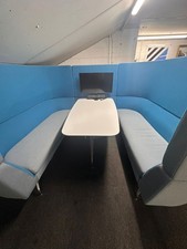 Orangebox 'Cwtch' Office Meeting Booth Pod 4 Seater - Blue