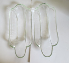 2 Vintage Indiana Glass Banana