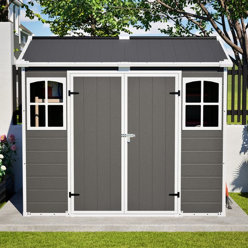 Plastic outdoor storage - 8'x6',