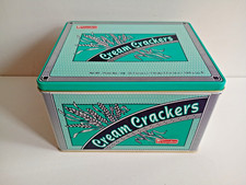 Vintage Vintage 1990s Cream Cracker Tin / Storage Tin