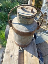 Lovely Vintage Heavy Medium Sized Sturdy Milk Churn 19 " Tall