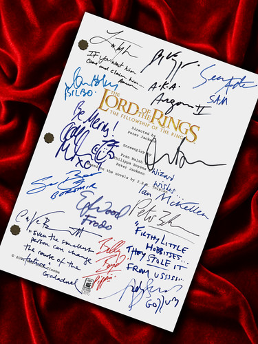 Fellowship the ring - fellowship, signed