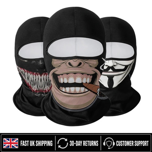 Motorcycle balaclava ghost - motorcycle,