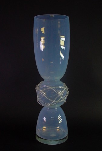 Huge glass object vase - glass,