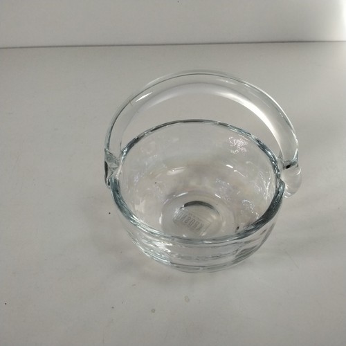 Krosno glass basket ornament - basket,
