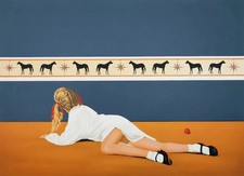 Jacques DETRAIT: Young Girl In