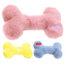 Soft Plush Fluffy Bone Dog