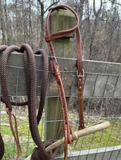 Bitless Hackamore Rawhide