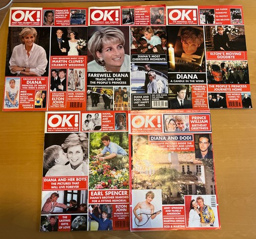 Five vintage magazines - five,