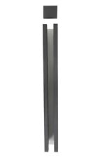 Slotted Concrete Post End Post Extender Black Free Delivery up to 6 feet