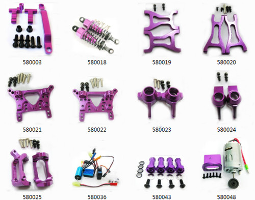 Aluminum metal upgrade parts - metal,