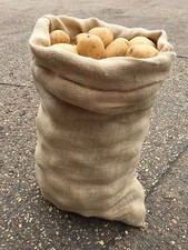5 x 50kg Extra Large Hessian Jute Seed Potato Veg Coffee Storage Sacks Bags New