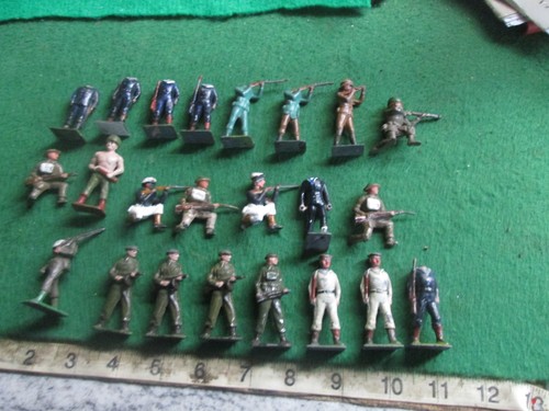 Vintage lead military - military, figures