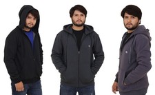 Mens Zip Up Fleece Hoodie