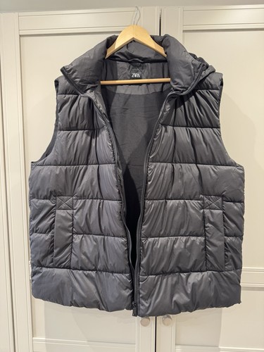 Zara gilet puffer with - puffer, good