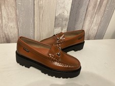 G H Bass Weejuns Loafers Brown Leather New without Box Size 4