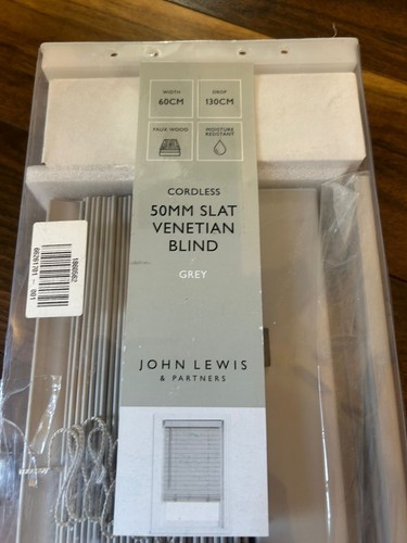 John lewis cordless grey faux - cordless,
