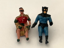 Corgi 267 Batman & Robin Figures For The Batmobile Or 107 Batboat
