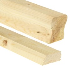 Pine handrail base rail - &,