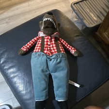 Ikea Lufsig Big Bad Wolf 16" Plush Soft Toys From Little Red Riding Hood (Used)