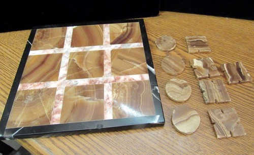 Coffee table square inlaid - coffee,