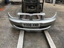 2008 BMW 1 SERIES E87 FRONT BUMPER + GRILLE + FOG LAMPS IN SILVER