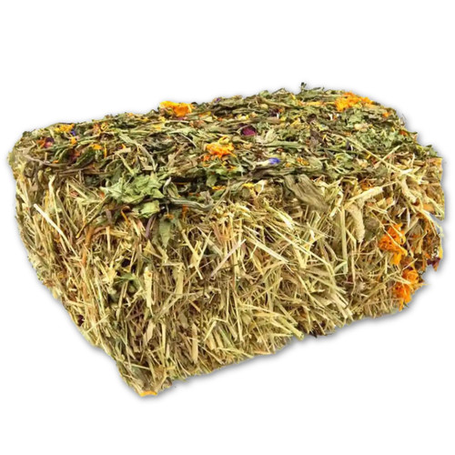 Mini hay bale with bunny - bale,