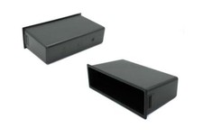 CT24UV09 Universal Double DIN To Single DIN Stereo Storage Tray Pocket Facia