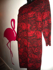 TU SAINSBURYS Red Black Floral