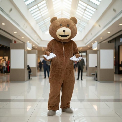 Teddy bear performer costume - teddy,