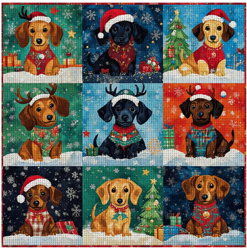 Printed cross stitch kit ct - cross,