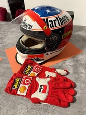 Michael Schumacher 1996 F1 Aero Bell Replica Helmet - Full Size - Bonus Gloves