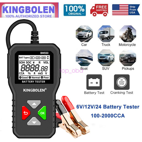 Bm550 car battery - battery, tester