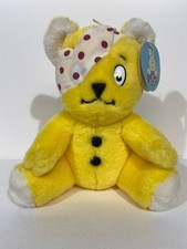 Pudsey Bear Children In Need Plush Soft Toy Yellow With Tag BBC 1986