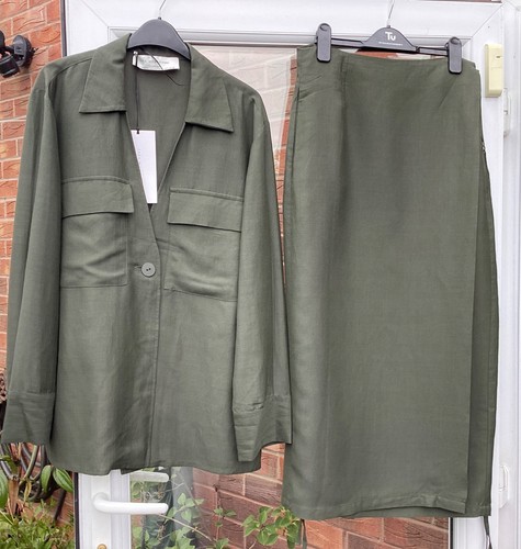 Bnwt zara studio green shirt - zara,