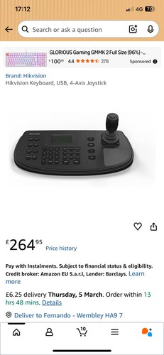Hikvision video keyboard - hikvision,
