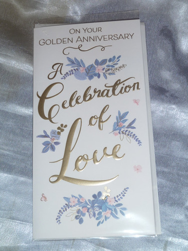 Golden wedding anniversary - wedding,