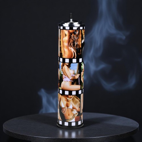 Tall standing metal - standing, ashtray