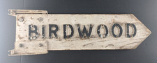 1920s 30s road sign - road,